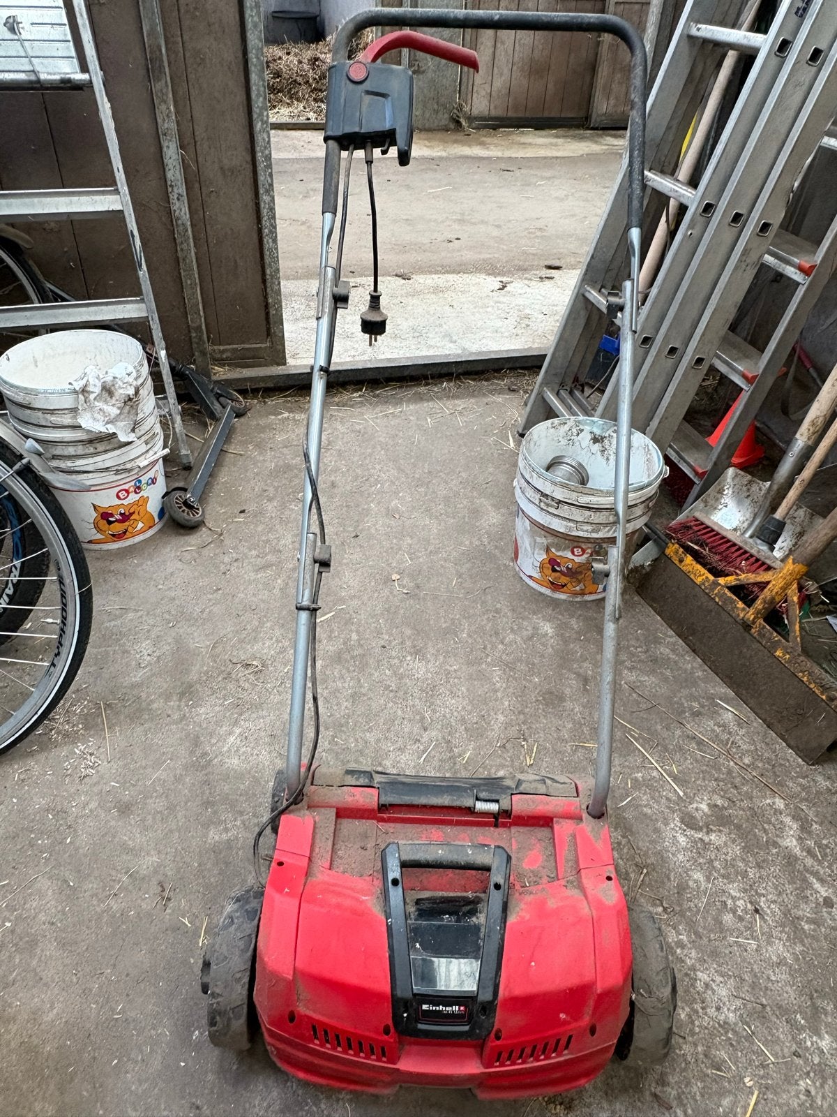Einhell GC-ES 1231/1 Elektrische Verticuteermachine, Ophalen, Gebruikt, 30 t/m 39 cm, Elektrische grasmaaier