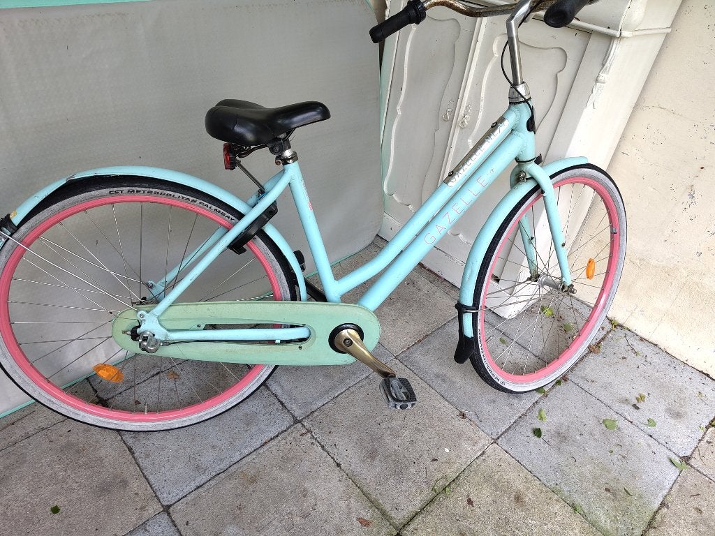 Leuke lichtblauwe meisjes fiets! opknapper, Ophalen, Gebruikt, Overige merken