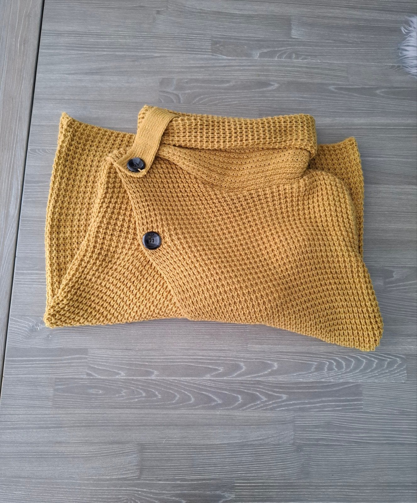 Nieuw Gele gebreide trui met knopen - Tuunte, Kleding | Dames, Geel, Maat 46/48 (XL) of groter, Nieuw, Ophalen of Verzenden