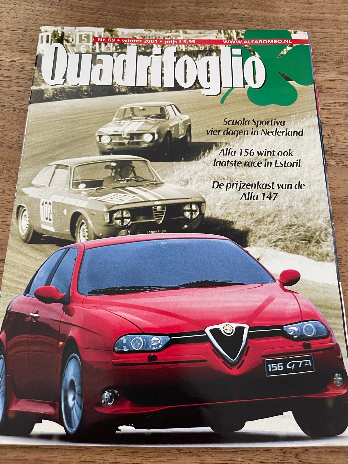 Quadrifoglio Magazine - Winter 2001 - Alfa Romeo, Ophalen of Verzenden, Zo goed als nieuw, Alfa Romeo