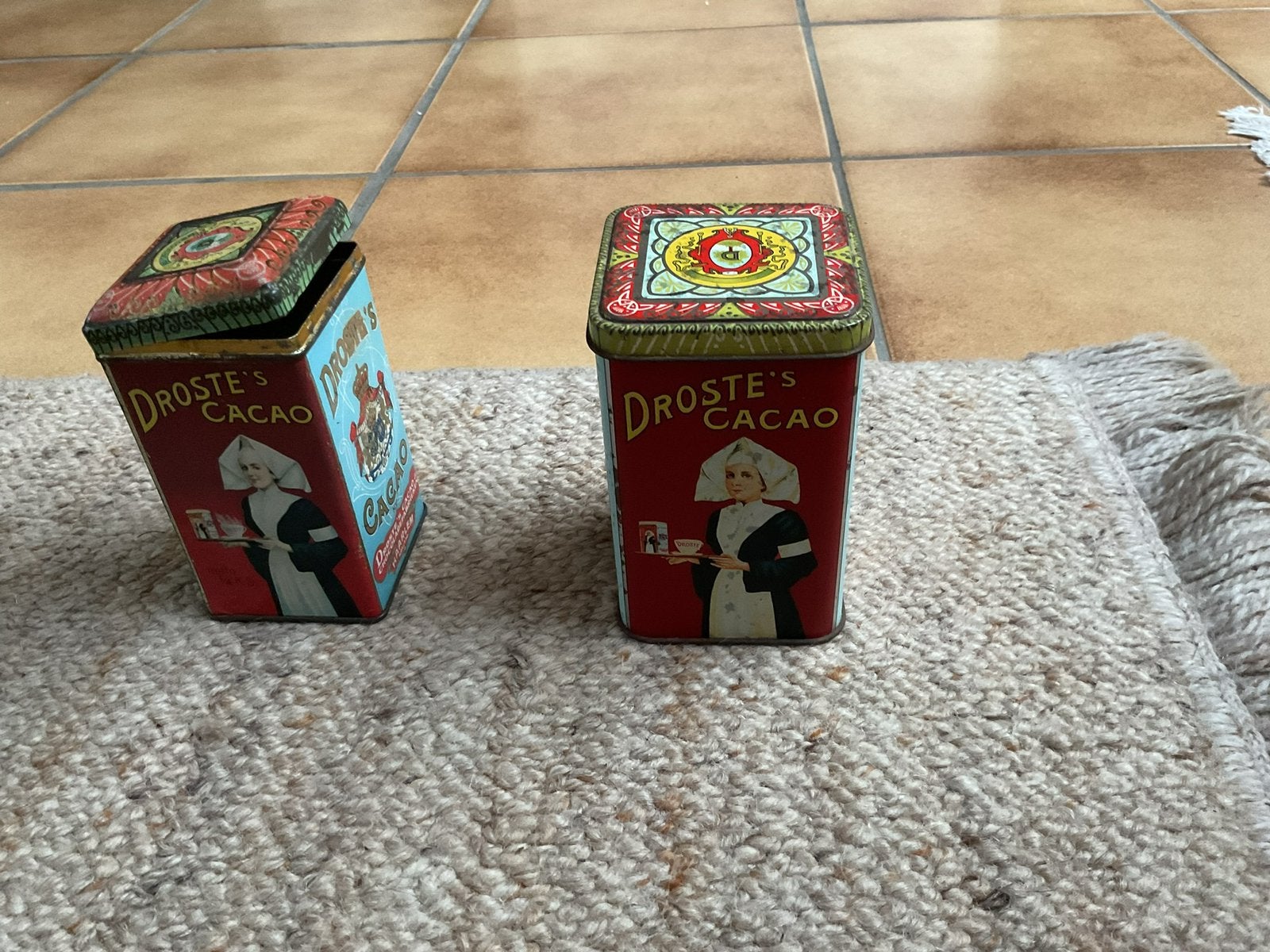 Droste blikje, Verzamelen, Ophalen of Verzenden, Gebruikt, Overige, Droste