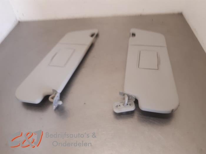 Zonneklep set van een Ford Transit Custom, Gebruikt, -, -, Ophalen of Verzenden