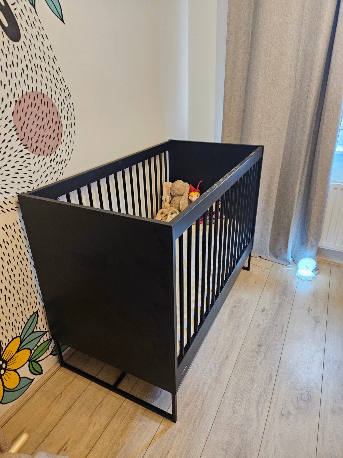 Gratis op te halen Kidsmill Intense II Babybed Zwart - 60 x, Ophalen, Gebruikt