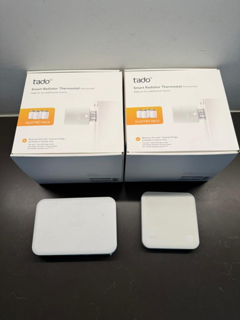 Tado slimme verwarmingsset – 8 radiatorknoppen + thermostaat, Ophalen, Slimme thermostaat, Gebruikt