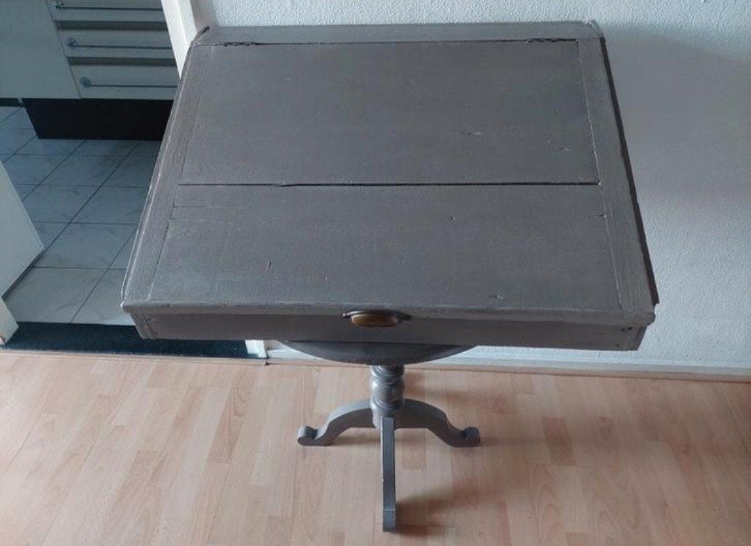 Antieke Lessenaar met Bijpassend Tafeltje, Ophalen of Verzenden
