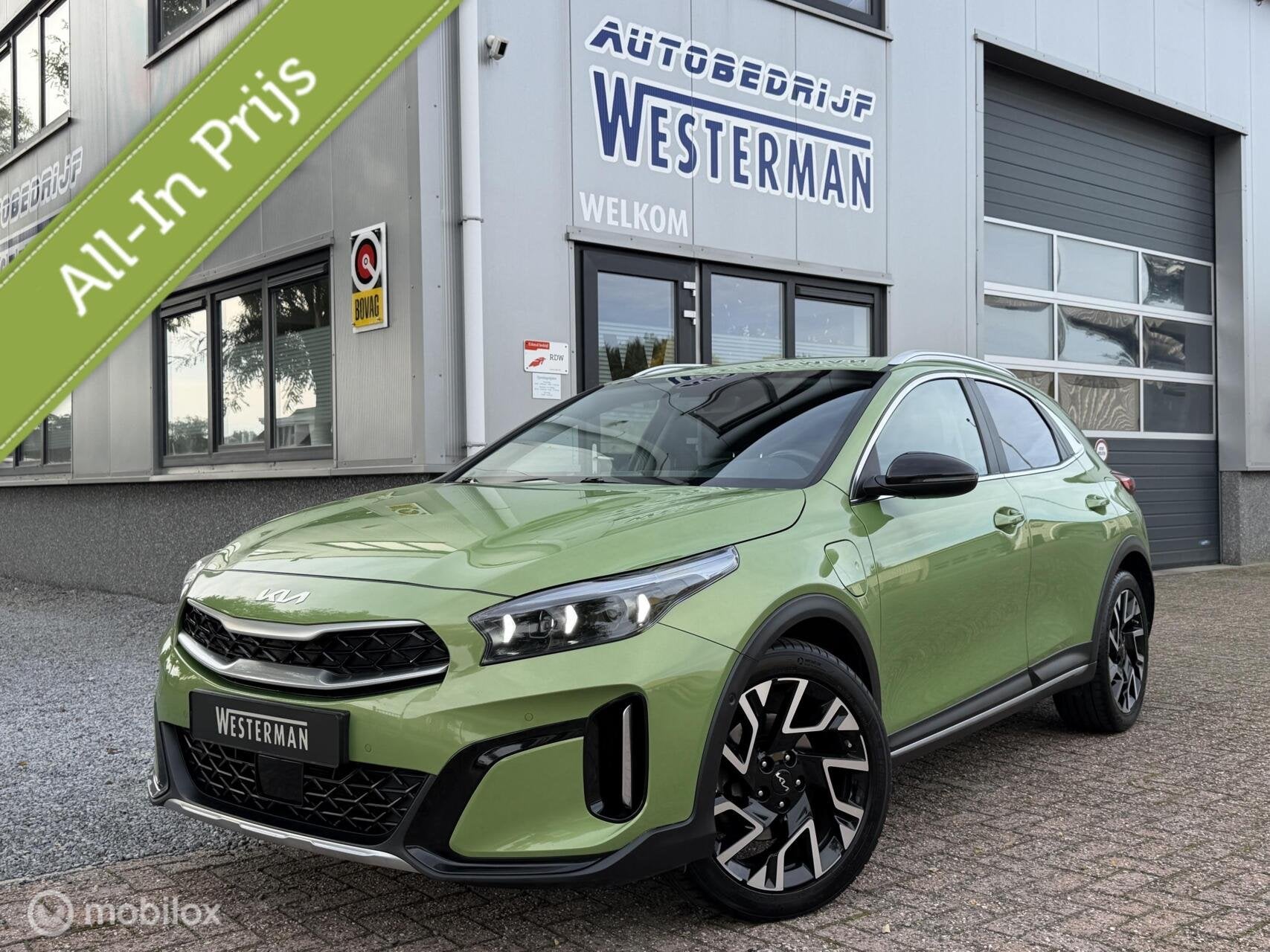 Kia XCeed 1.6 GDi PHEV DynamicPlusLine Acc Trekhaak Stoel-/s, Auto's, Gebruikt, Zwart, Leder en Stof, Bedrijf