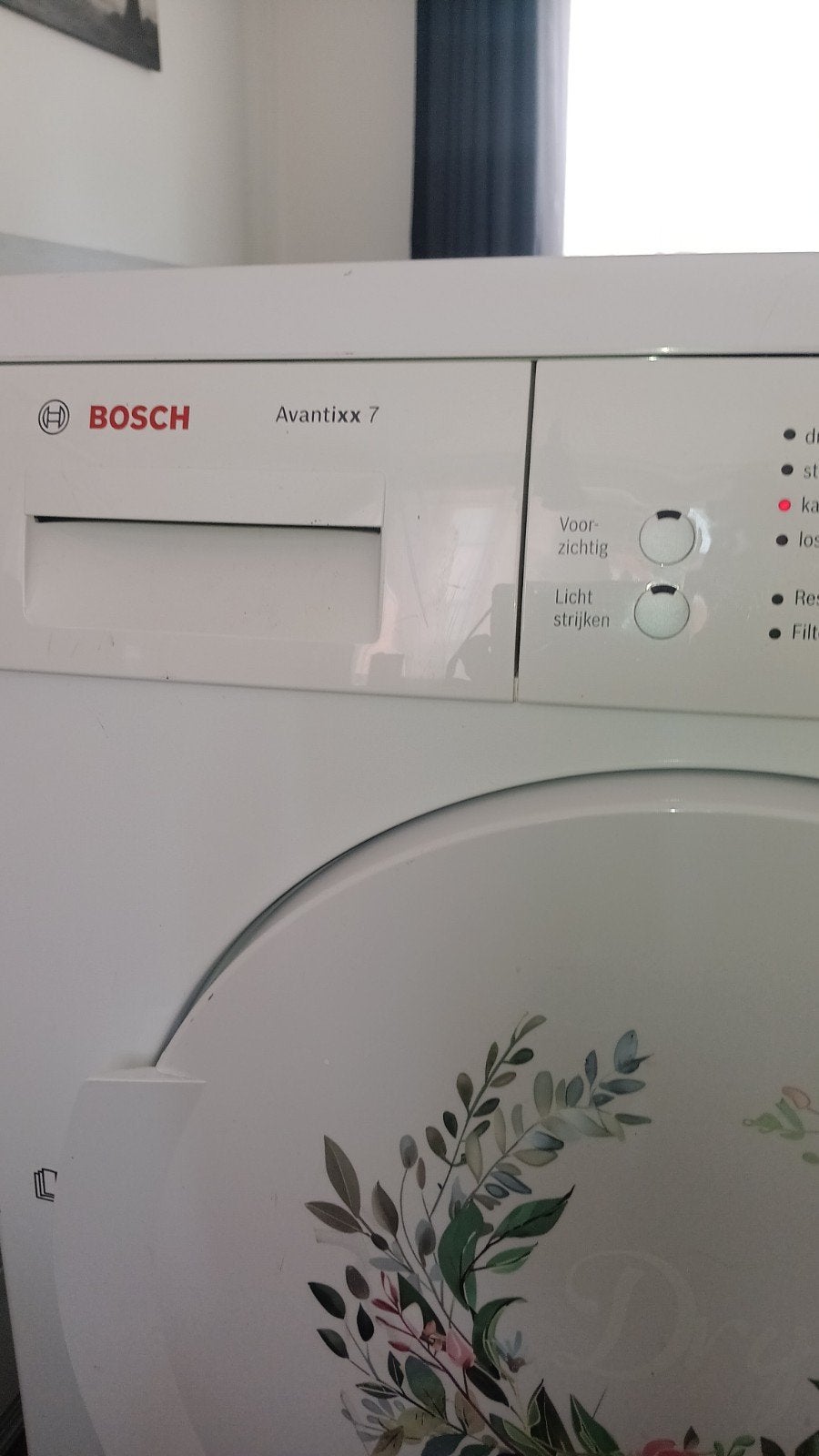 Condensdroger bosch AVANTIXX 7, Ophalen, 6 tot 8 kg, Minder dan 85 cm, Zo goed als nieuw