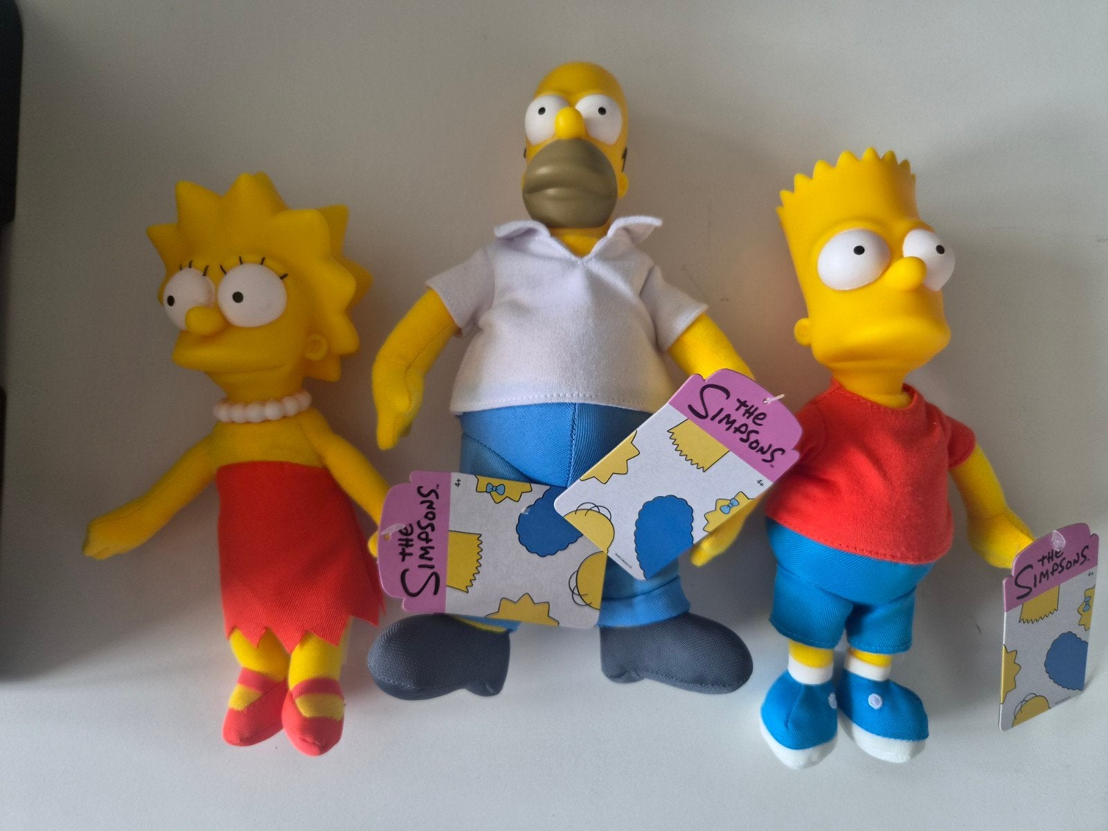 Nieuw van Jakks: The Simpsons knuffels: Homer, Marge, Bart e, Verzamelen, Ophalen of Verzenden, Nieuw, Actiefiguur of Pop