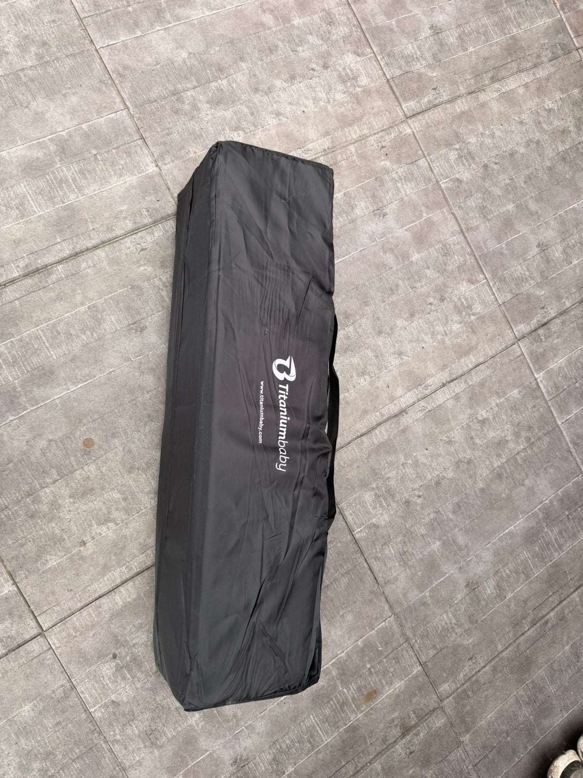 Inklapbare box in goede staat titanium baby opvouwbare box, Ophalen of Verzenden, Zo goed als nieuw