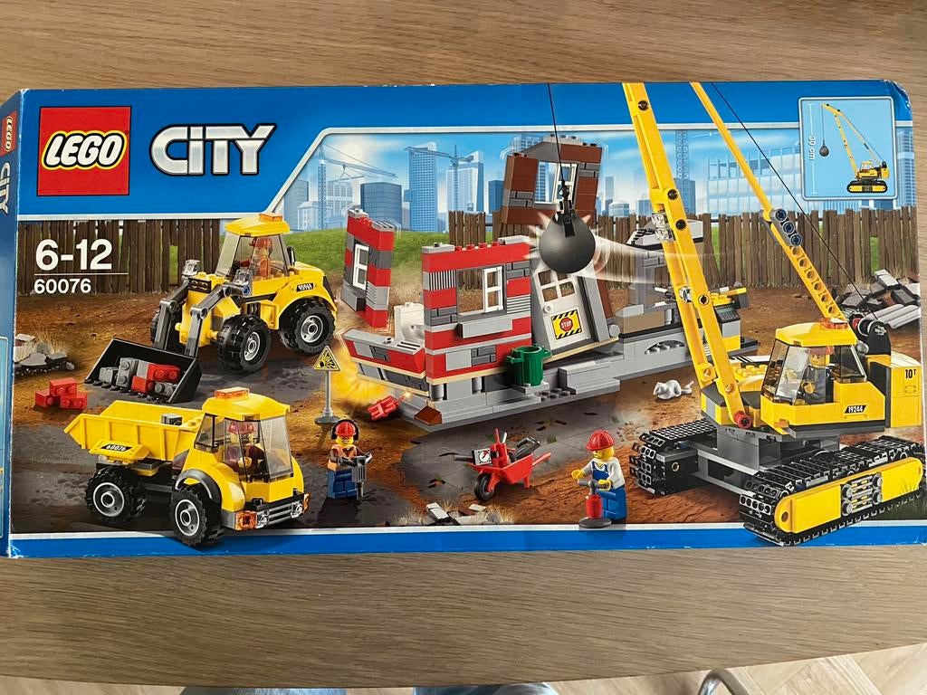 Lego city sloopterrrein 60076, Compleet, City, Lego, Ophalen of Verzenden