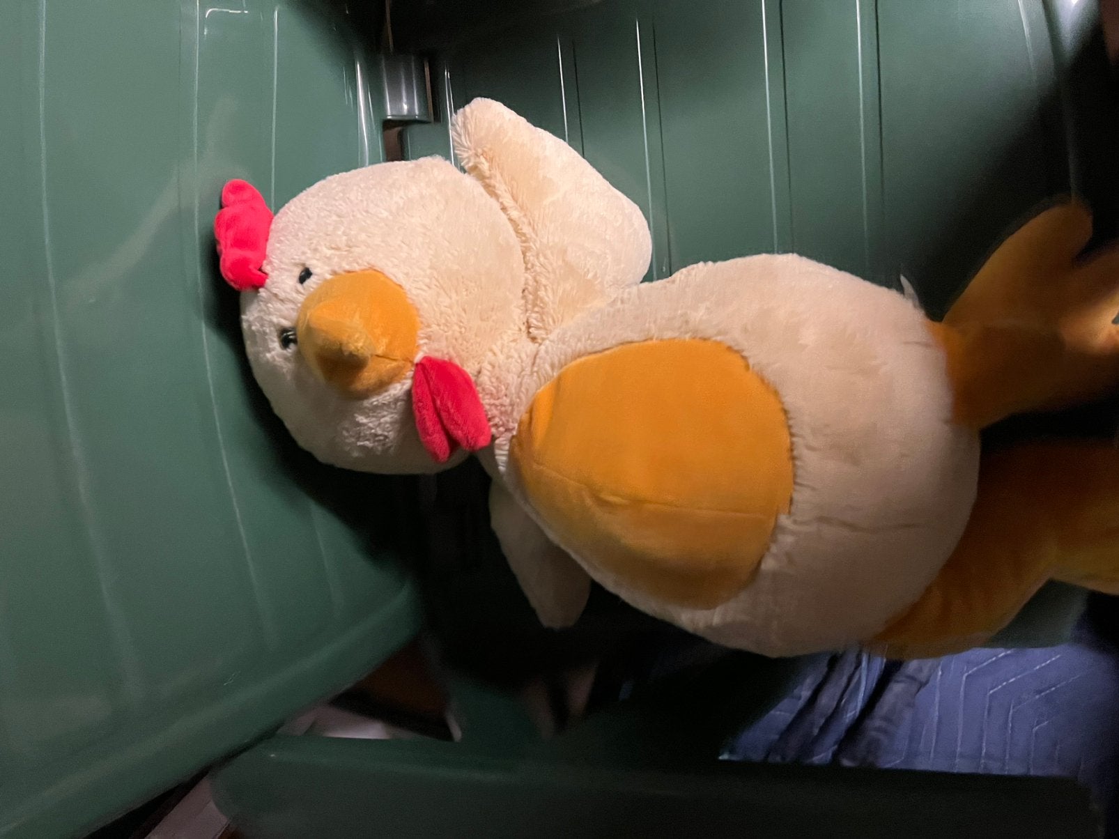 Grote Kip knuffel, Kinderen en Baby's, Speelgoed | Knuffels en Pluche, Ophalen, Gebruikt, Overige typen, Wasbaar