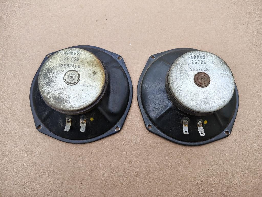 2x 13cm / Hoge Tonen Speakers Wurlitzer (Div) jukebox, Verzamelen, Automaten | Jukeboxen, Verzenden, Gebruikt, 1950 tot 1960, Seeburg