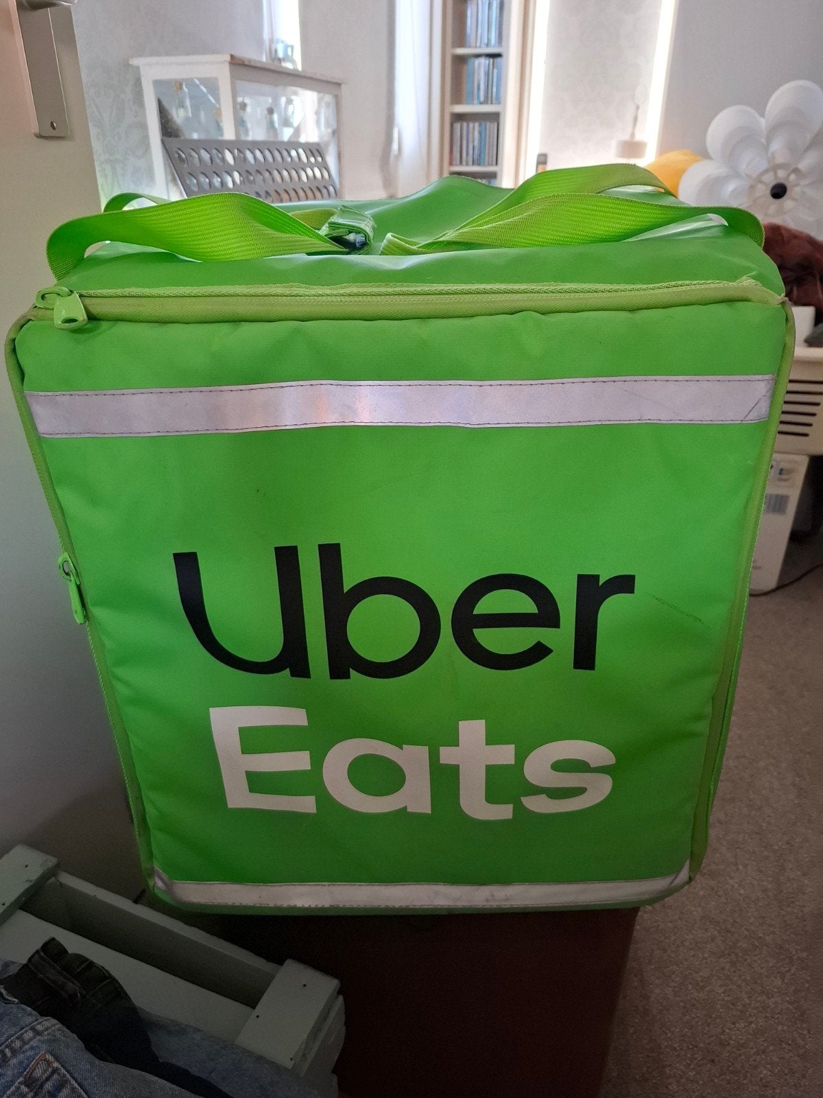 Grote uber koeltas, Fietsen en Brommers, Fietsaccessoires | Fietstassen, Ophalen, Zo goed als nieuw