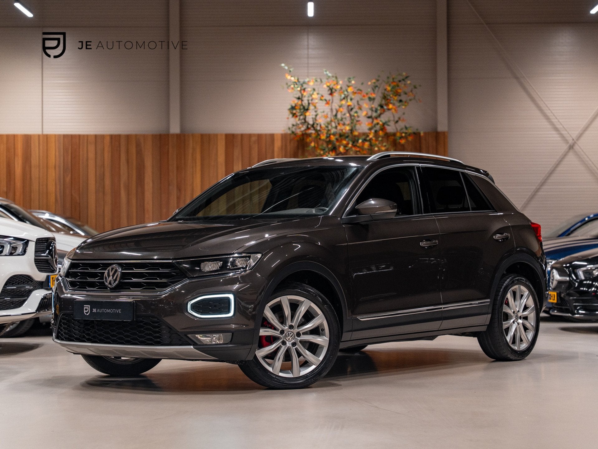 Volkswagen T-Roc 1.5 TSI 150PK DSG Sport, Voll Led, Virtual, Auto's, Volkswagen, Zwart, 4 cilinders, Leder en Stof, Bedrijf