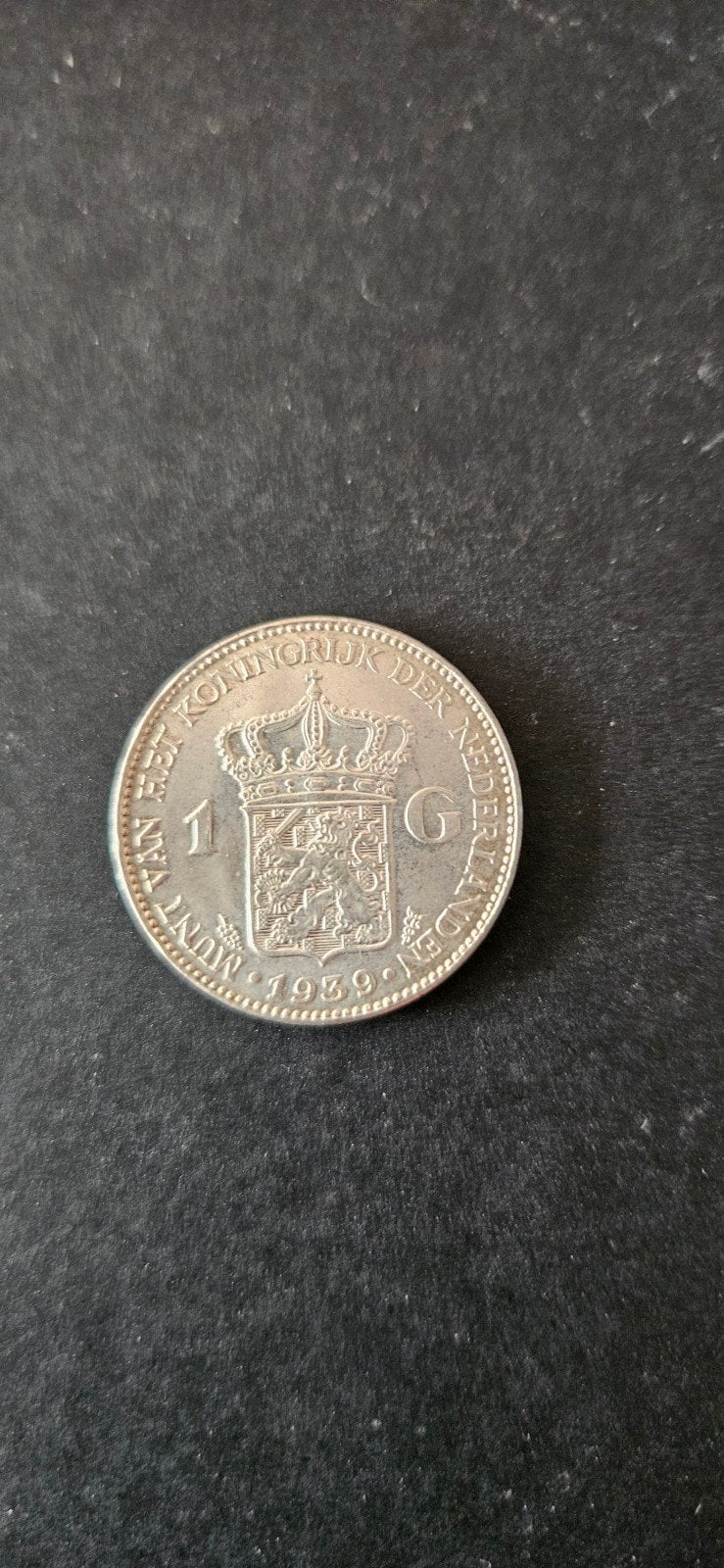 Zilveren gulden 1939 wilhelmina FDC zie foto's, Postzegels en Munten, Munten | Nederland, 1 gulden, Zilver, Ophalen of Verzenden