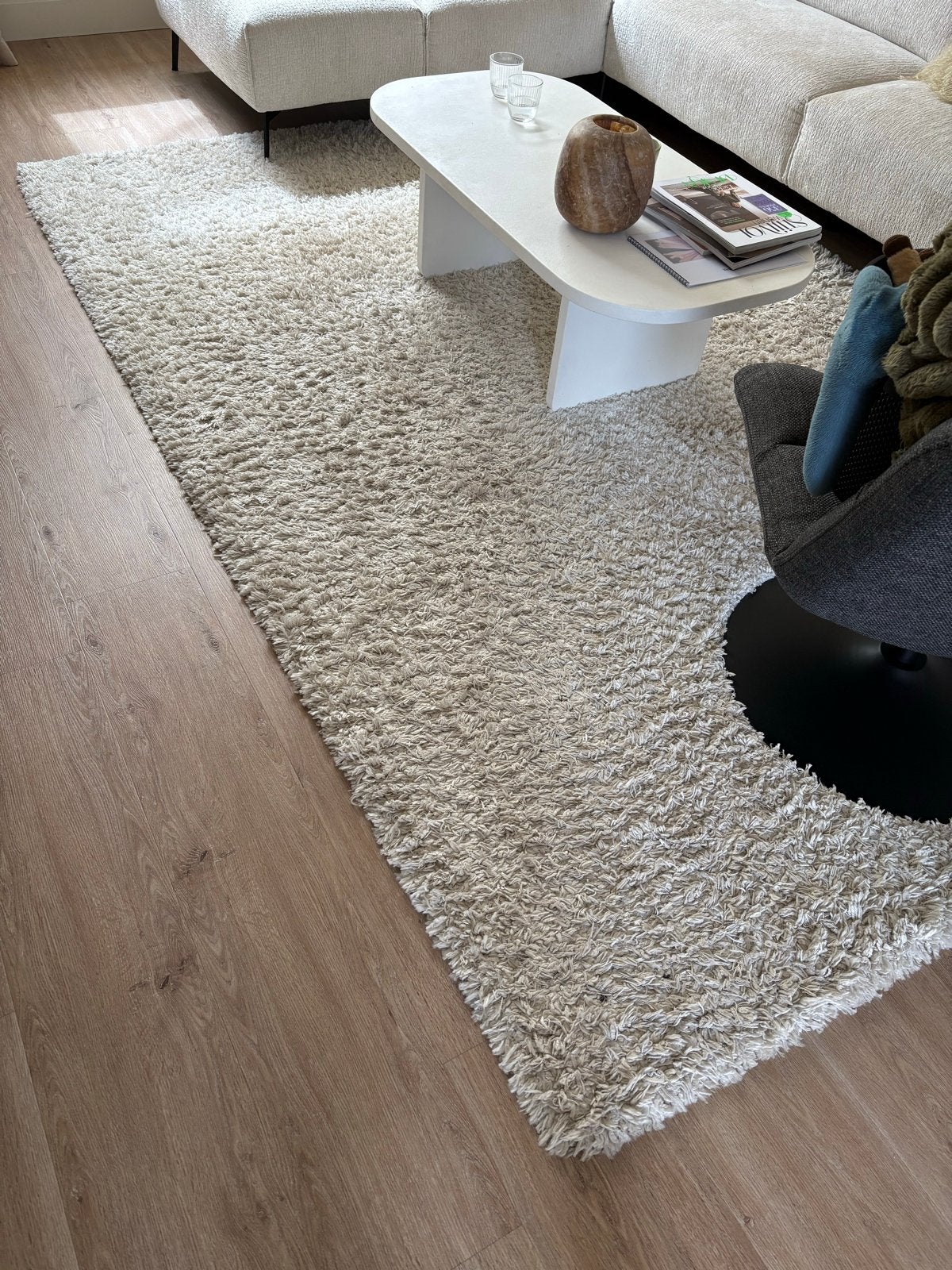 IKEA VOLLERSLEV hoogpolig vloerkleed 200x300 cm, Ophalen, Gebruikt, 200 cm of meer, 200 cm of meer