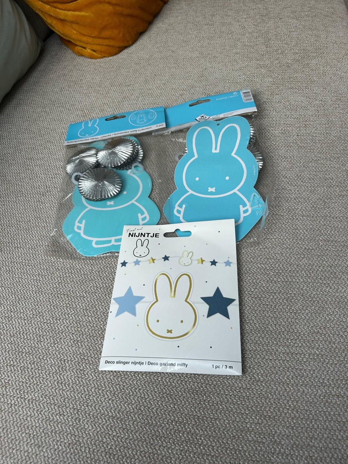 Nijntje Versiering Set - Nieuw voor Kinderfeest of Babykamer, Ophalen of Verzenden, Nieuw, Versiering, Verjaardag