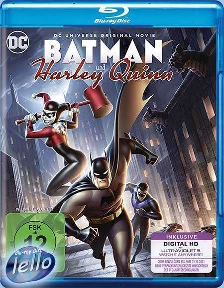 Blu-ray: DC Comics Batman and Harley Quinn (2017) DE nietNLO, Ophalen of Verzenden, Nieuw in verpakking, Tekenfilms en Animatie