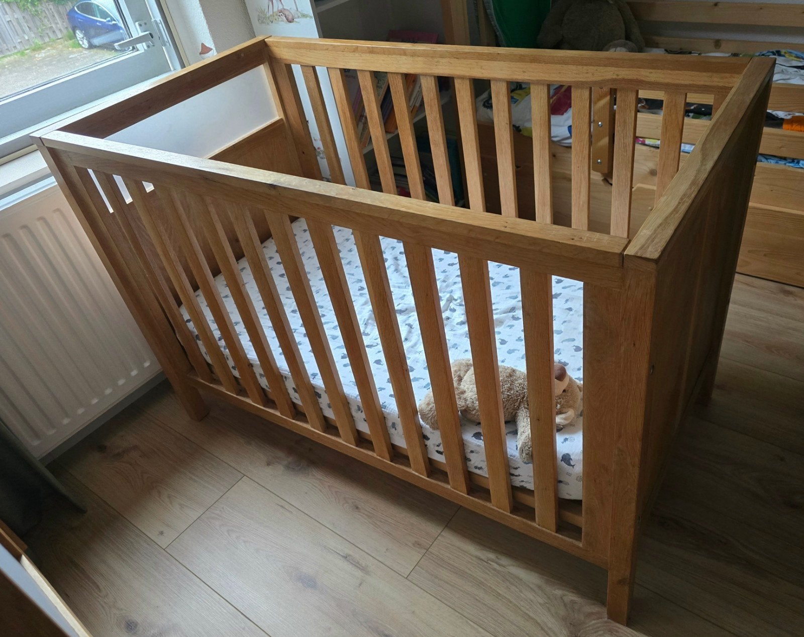Complete babykamer set - Ledikant, Commode, Kledingkast, Gebruikt, 70 tot 85 cm, 140 tot 160 cm, Ophalen