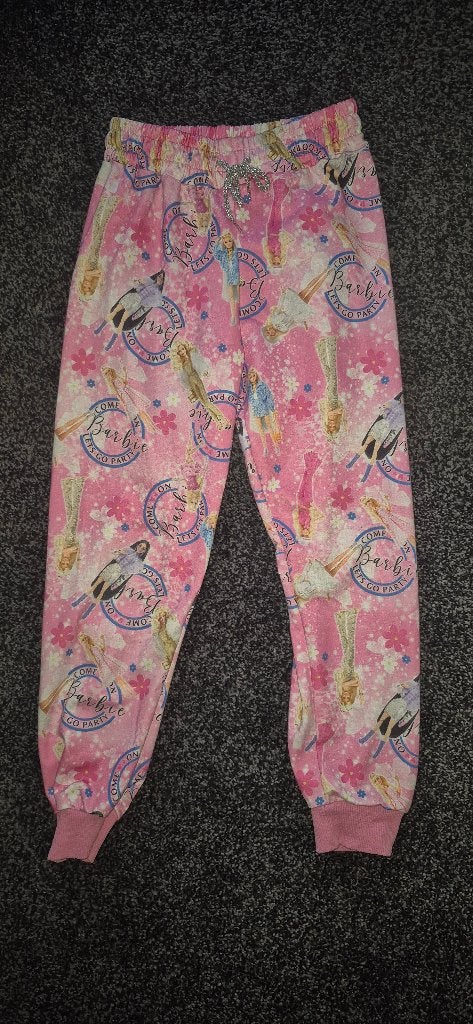 Barbie broek 9/10 jaar, Broek, Meisje, Barbie, Ophalen of Verzenden