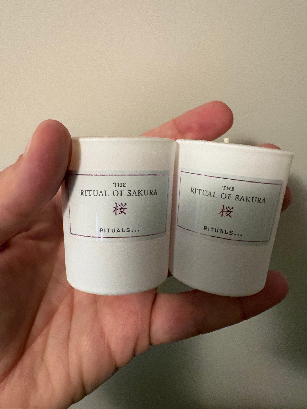 Rituals The Ritual of Sakura geurkaarsen mini (2 stuks), Wit, Ophalen of Verzenden, Rituals, Kaars