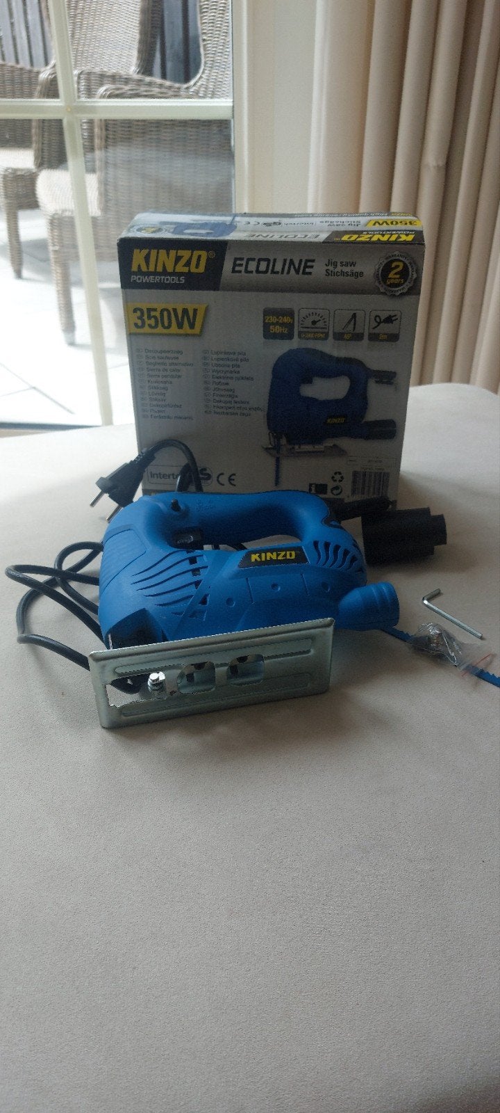 KINZO Powertools Decoupeerzaag, Ophalen of Verzenden, Zo goed als nieuw