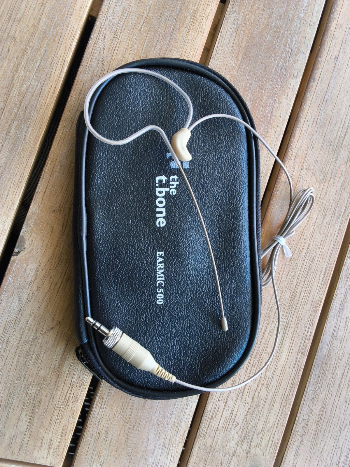 t.bone Earmic 500 oor-microfoon met Sennheiser plug, Muziek en Instrumenten, Microfoons, Ophalen of Verzenden, Gebruikt, Zangmicrofoon