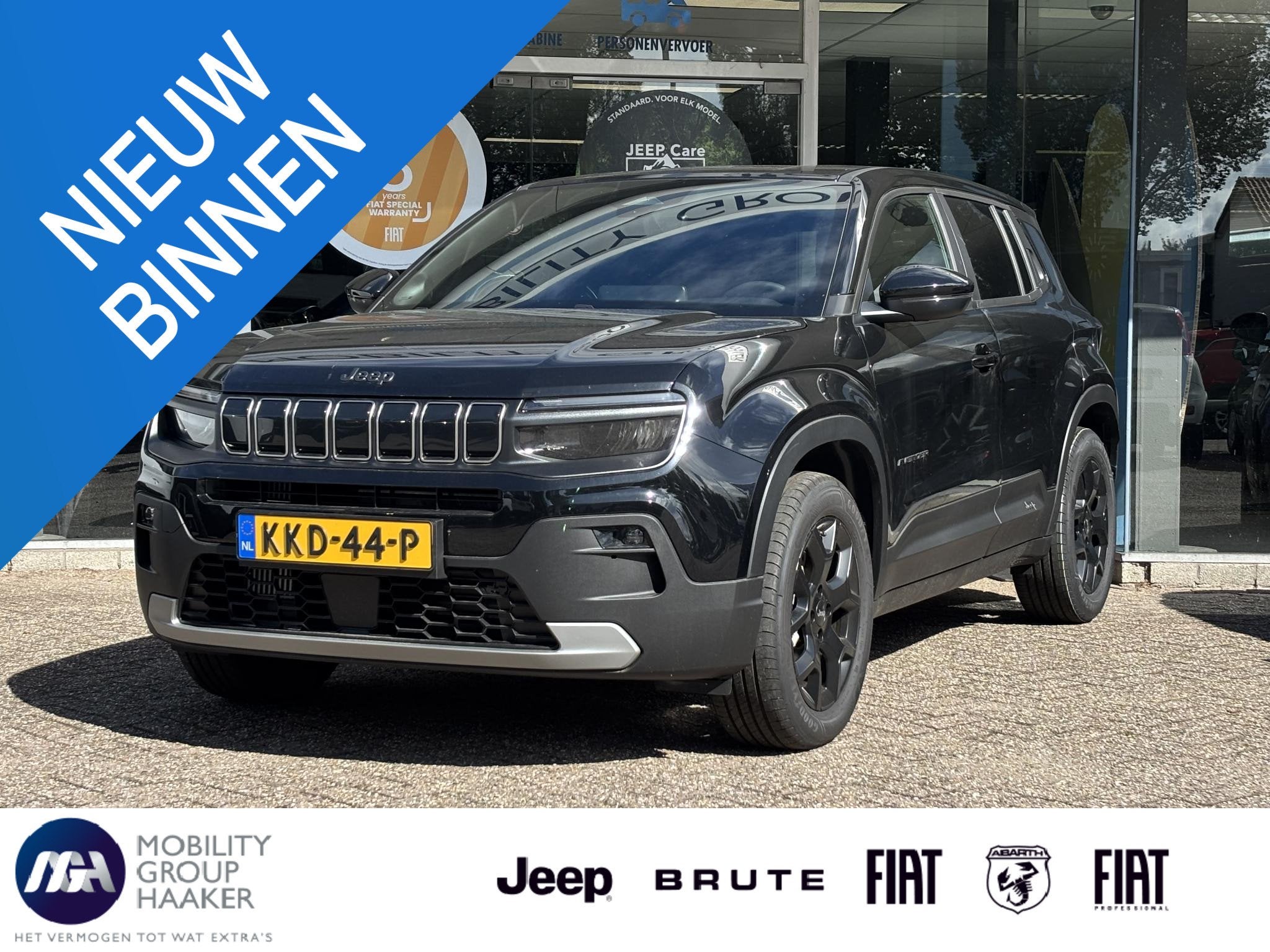 Jeep Avenger 1.2 e-Hybrid Black Edition | Apple-Android | Pa, Auto's, Gebruikt, Euro 6, 1199 cc, Zwart