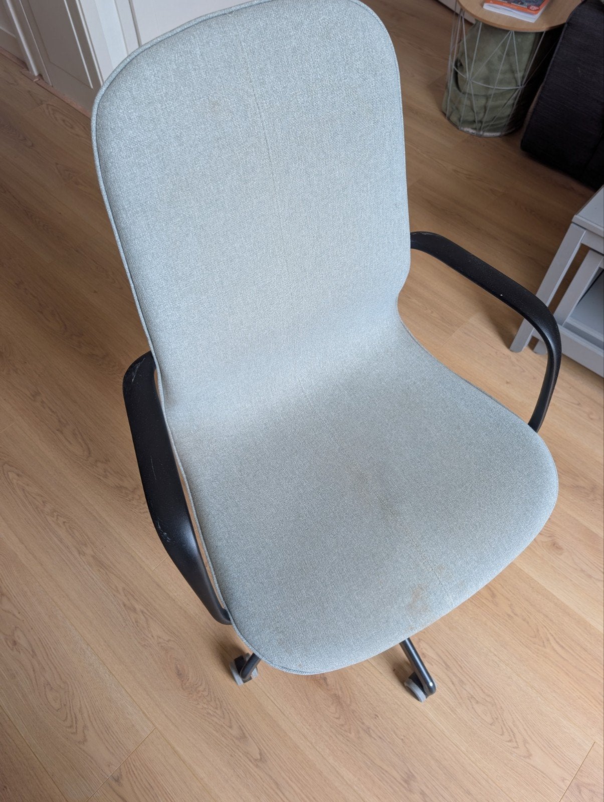 IKEA Langfjall bureaustoel - lichtgrijs, prima staat, Ophalen, Gebruikt, Grijs, Bureaustoel