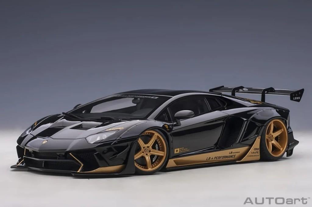 Lamborghini Aventador Liberty Walk LB-Works, Hobby en Vrije tijd, Modelauto's | 1:18, Ophalen of Verzenden, Nieuw, Auto, Autoart