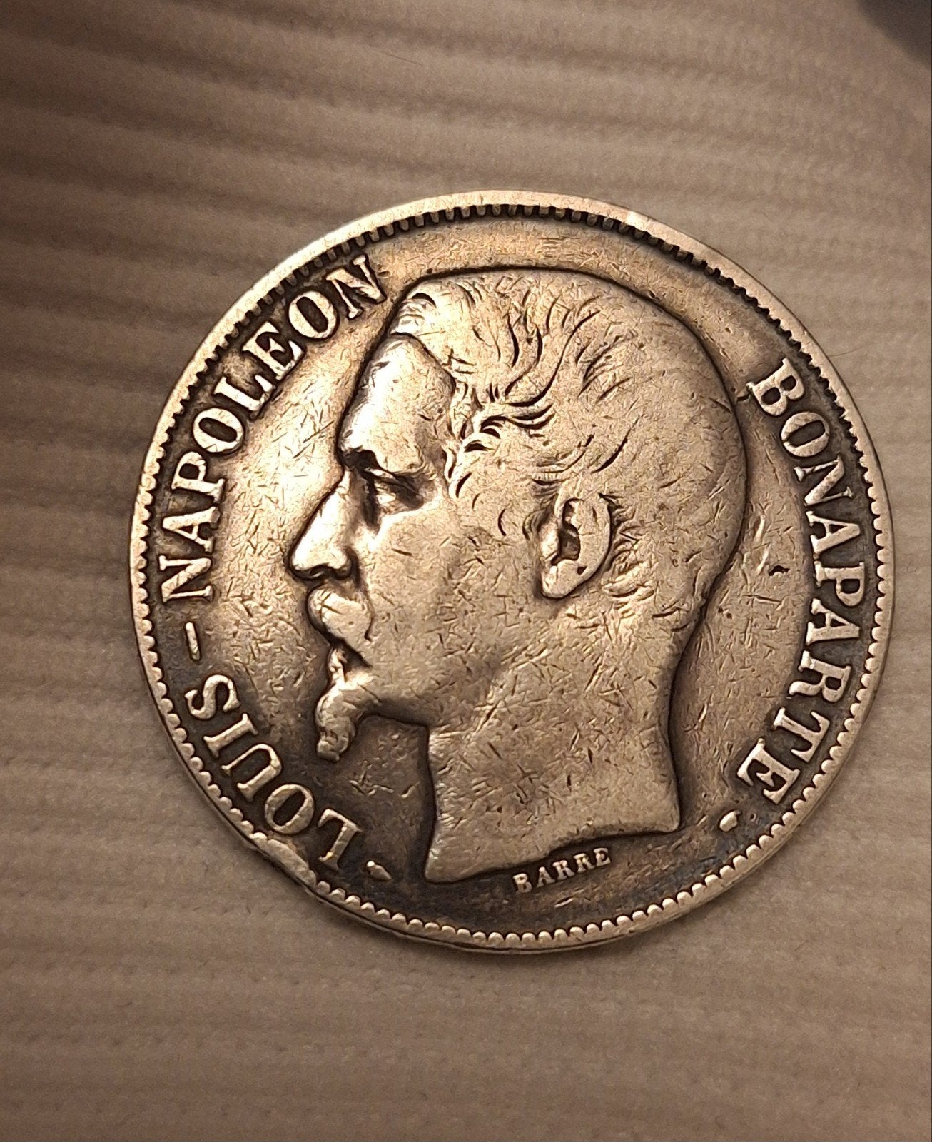 Frankrijk - 5 Francs 1852 A (Parijs) - Louis-Napoléon Bonapa, Verzenden, Frankrijk, Zilver