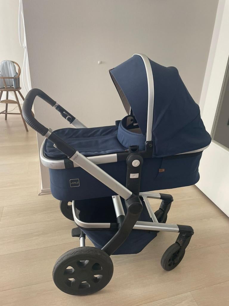 Joolz Day 3 - Compleet met accessoires - Navy Blauw, Gebruikt, Ophalen of Verzenden, Verstelbare duwstang, Kinderwagen