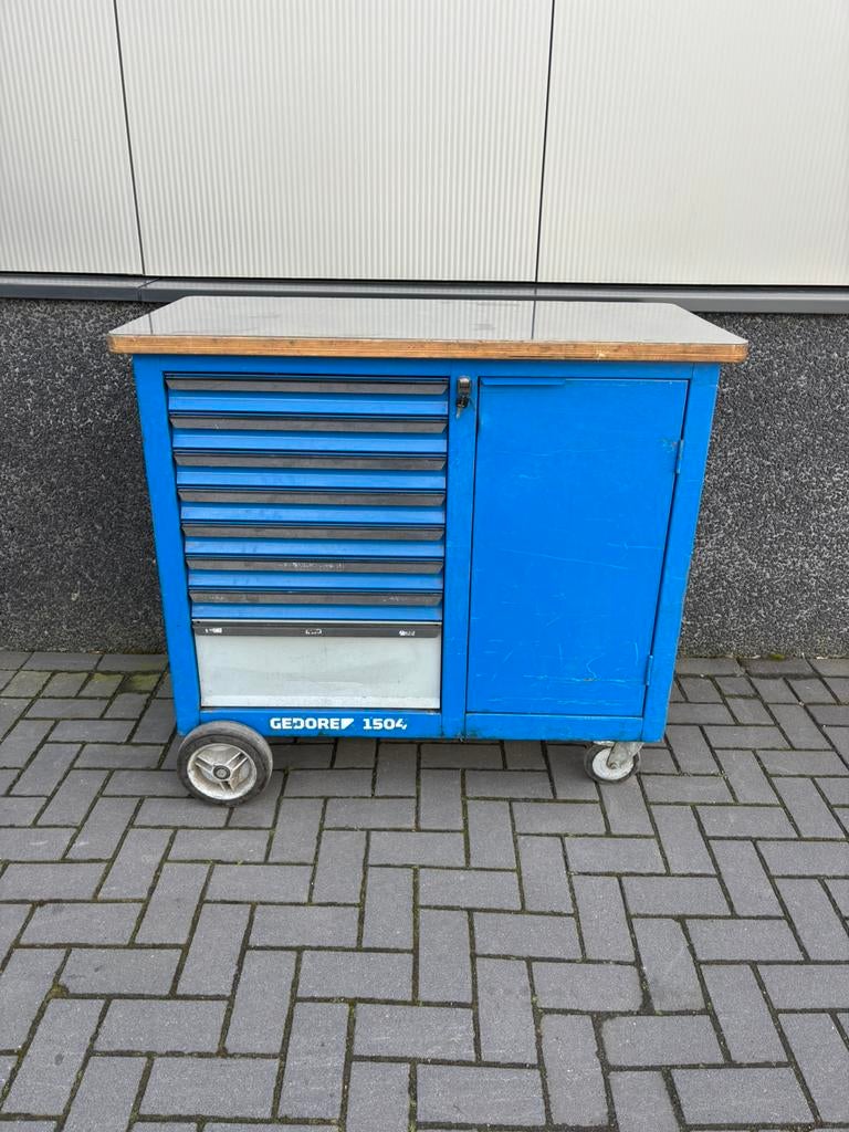 GEDORE 1504 gereedschapskist/wagen 8 laden 1 deur, Ophalen, Postbus 488, 2400 AL Alphen aan den Rijn, Gebruikt, Technag@gedore.nl