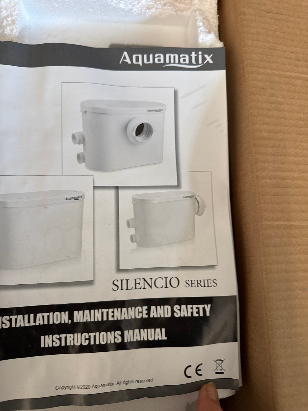 Aquamatix Silencio Serie Sanibroyeur - Nieuw in doos, Ophalen, Nieuw