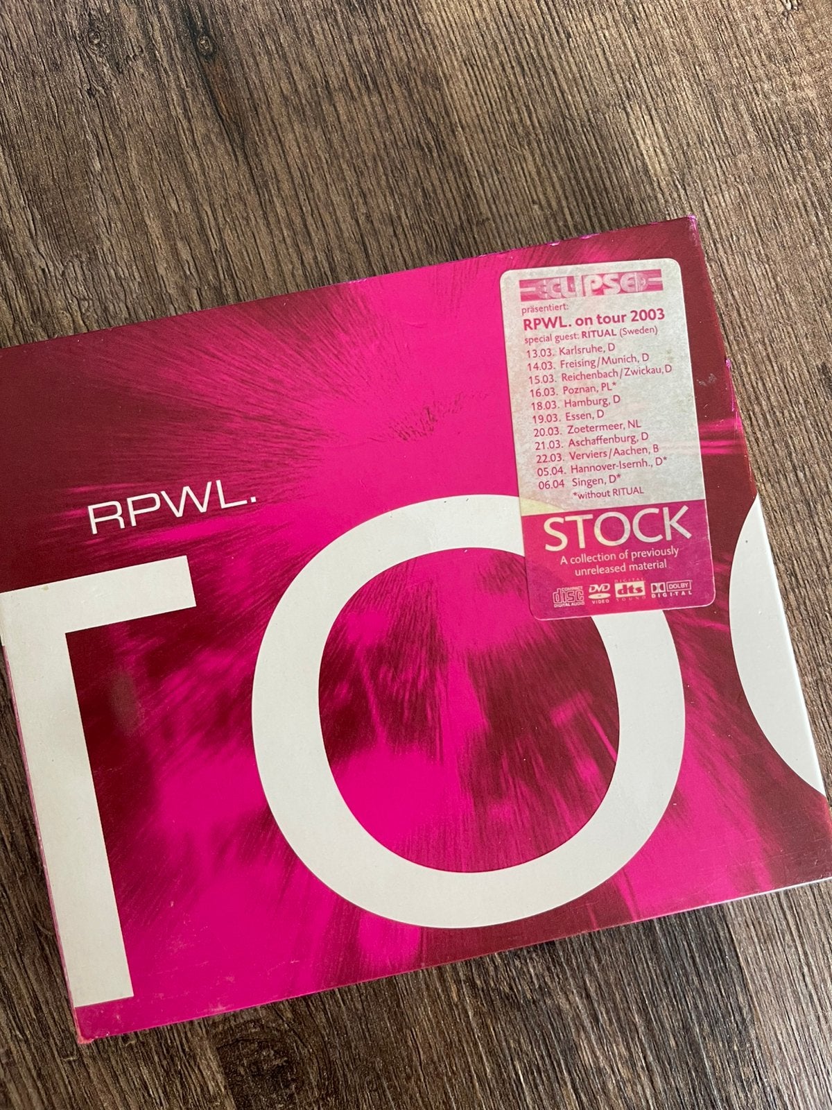 RPWL - Stock cd en dvd 5.1 surround digi prog symfo, Verzenden, Zo goed als nieuw