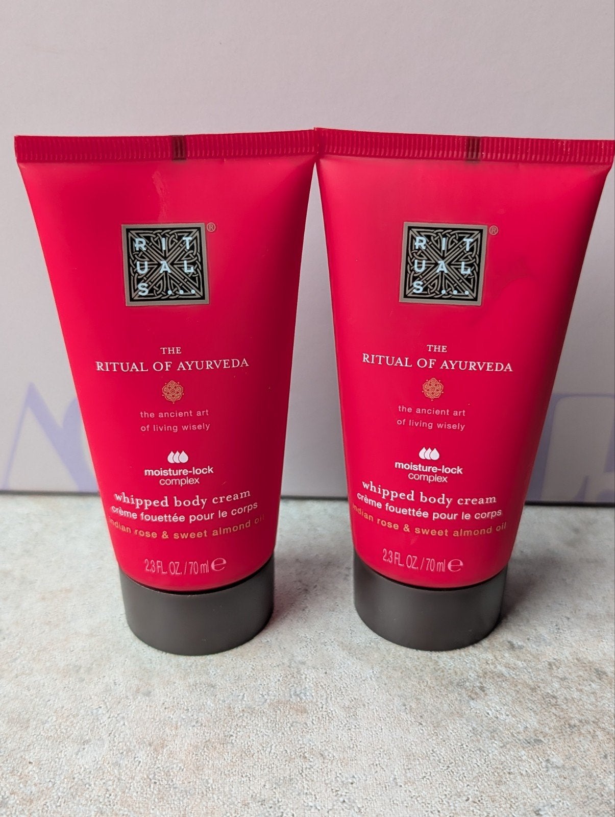 Rituals The Ritual of Ayurveda Whipped Body 2 x70 ml, Ophalen of Verzenden, Nieuw, Bodylotion, Crème of Olie