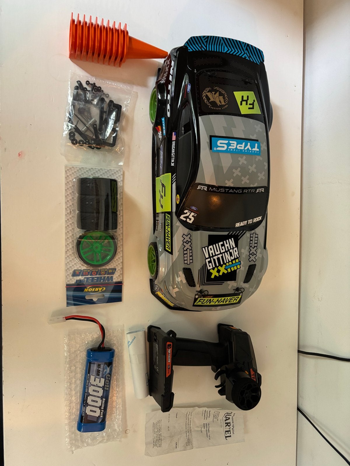 HPI Racing Ford Mustang RTR-X Drift RC Auto (RTR), Hobby en Vrije tijd, Modelbouw | Radiografisch | Auto's, Elektro, Ophalen of Verzenden