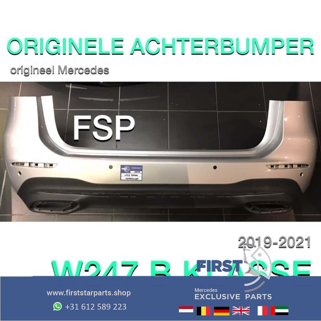 W247 ACHTERBUMPER + DIFFUSER Mercedes B Klasse 2019-2021 ZIL, Gebruikt, -, Ophalen of Verzenden, Achter