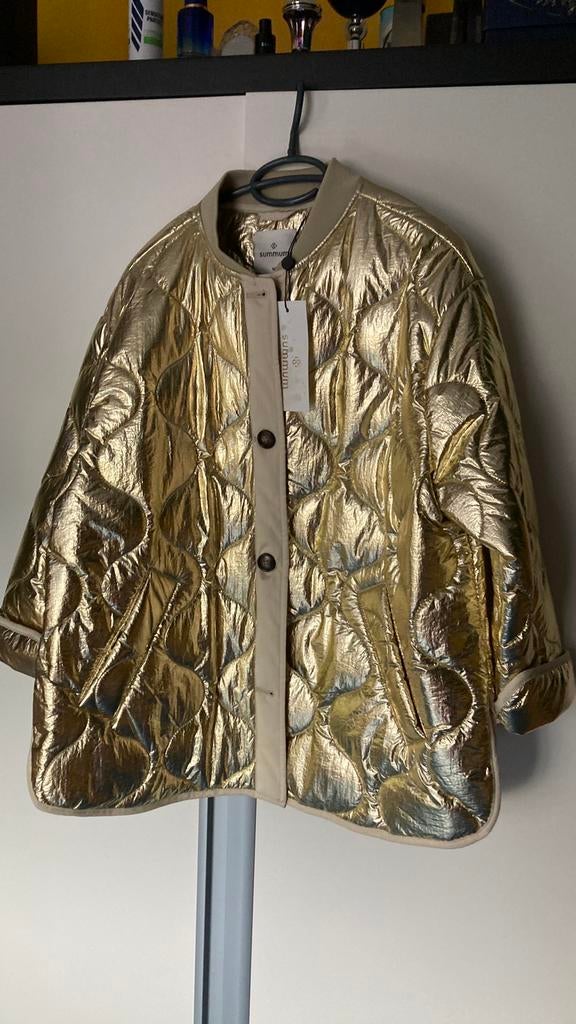 Summum bomberjackje gold nieuw M, Kleding | Dames, Ophalen of Verzenden, Nieuw