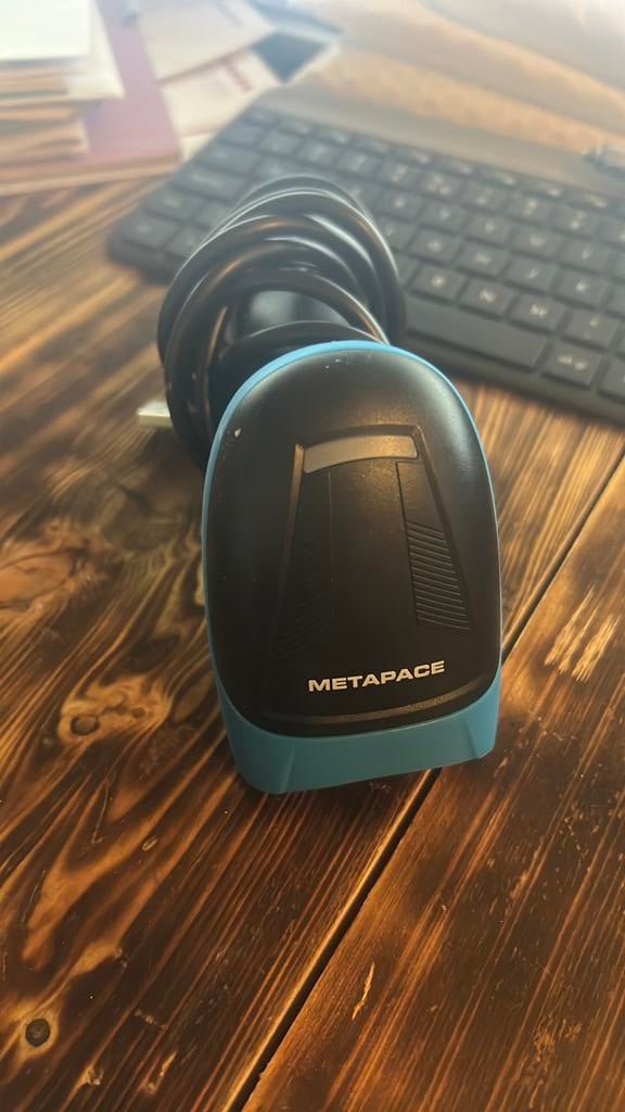 Metapace handscanner barcodescanner S-52, Computers en Software, Scanners, Ophalen of Verzenden, Zo goed als nieuw, Barcodescanner