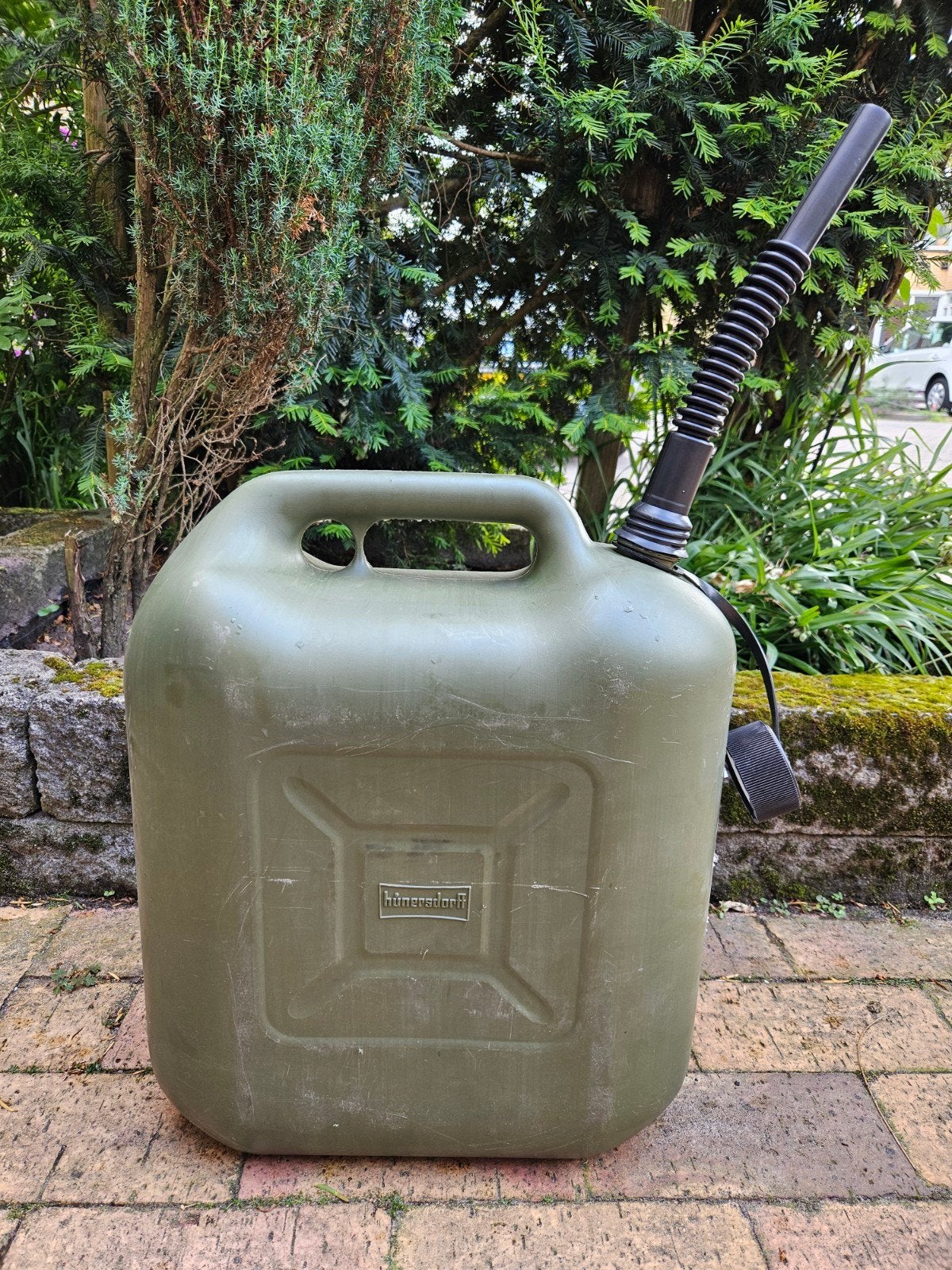 Hünersdorff brandstof jerrycan 20 liter - Groen, Ophalen, Gebruikt, Universele onderdelen