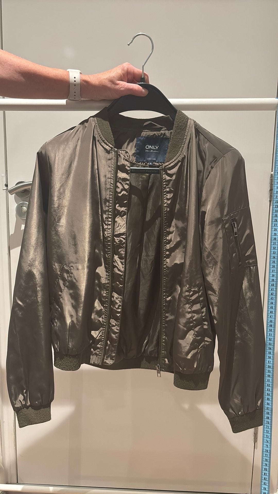 Groene bomber, Ophalen of Verzenden, Gedragen, Maat 38/40 (M), Groen