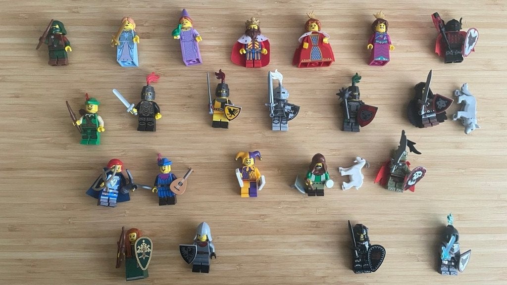 LEGO Castle Poppetjes, Ophalen of Verzenden, Zo goed als nieuw, Inclusief minifiguren, Lego