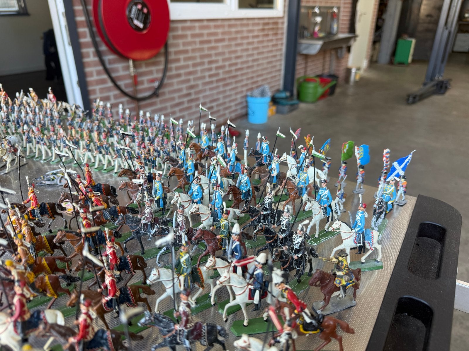 Grote collectie tinnen soldaatjes - diverse legers, Ophalen, Gebruikt