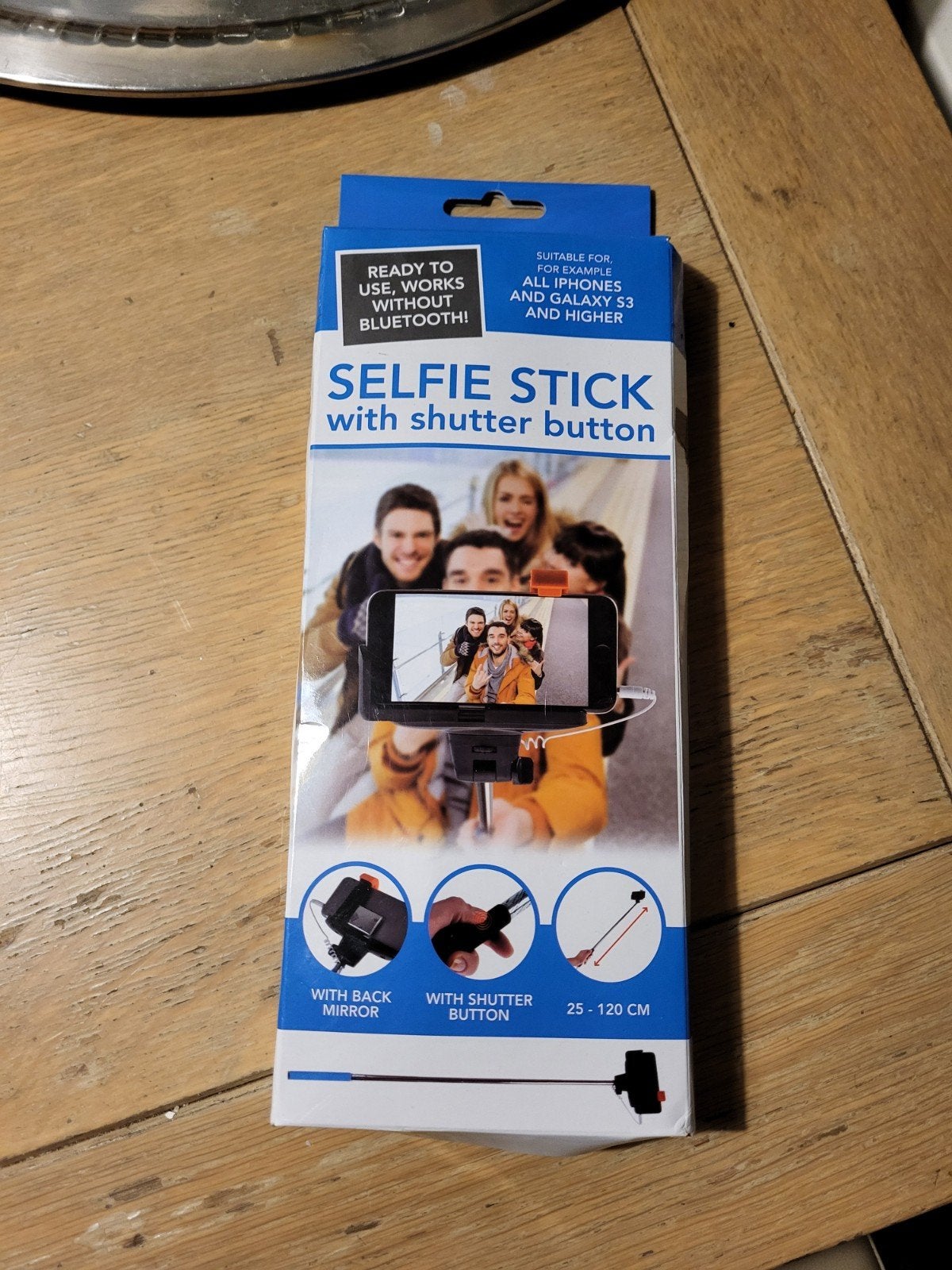 Selfie Stick met ontspanknop - Nieuw in verpakking, Selfiestick, Ophalen of Verzenden, Nieuw