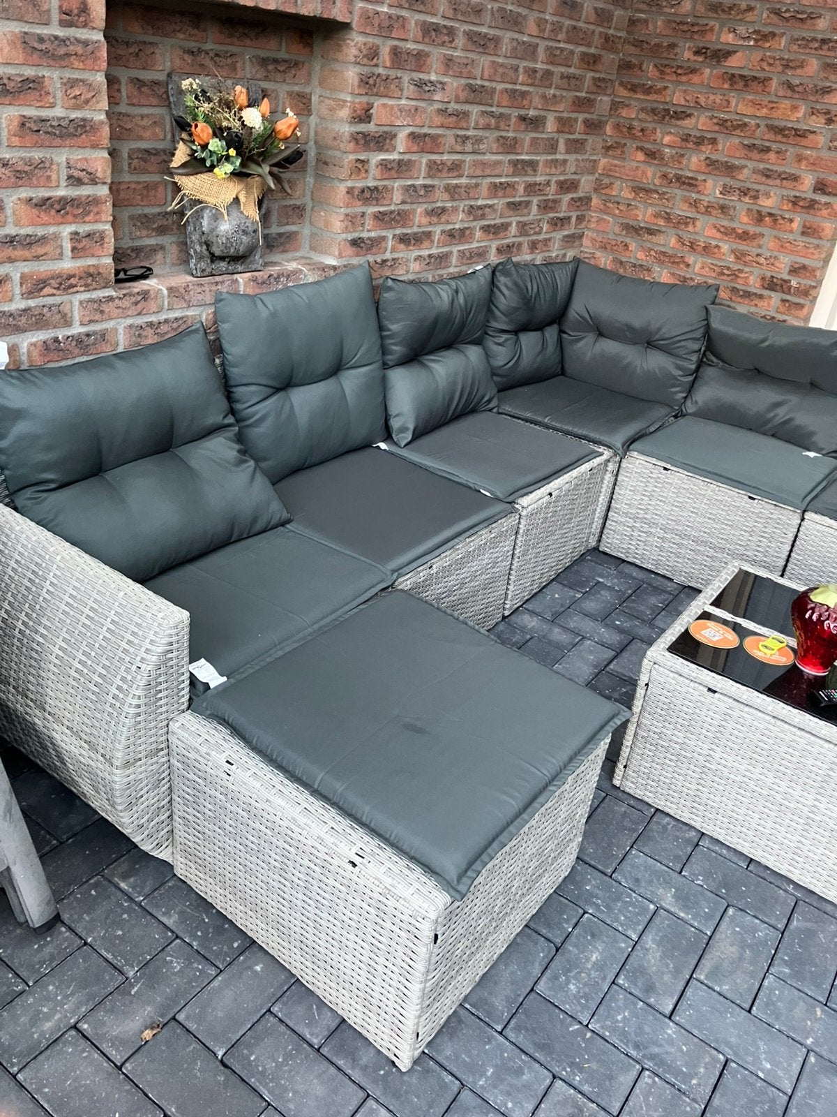 Lounge set., Ophalen, Kunststof, 6 zitplaatsen, Zo goed als nieuw