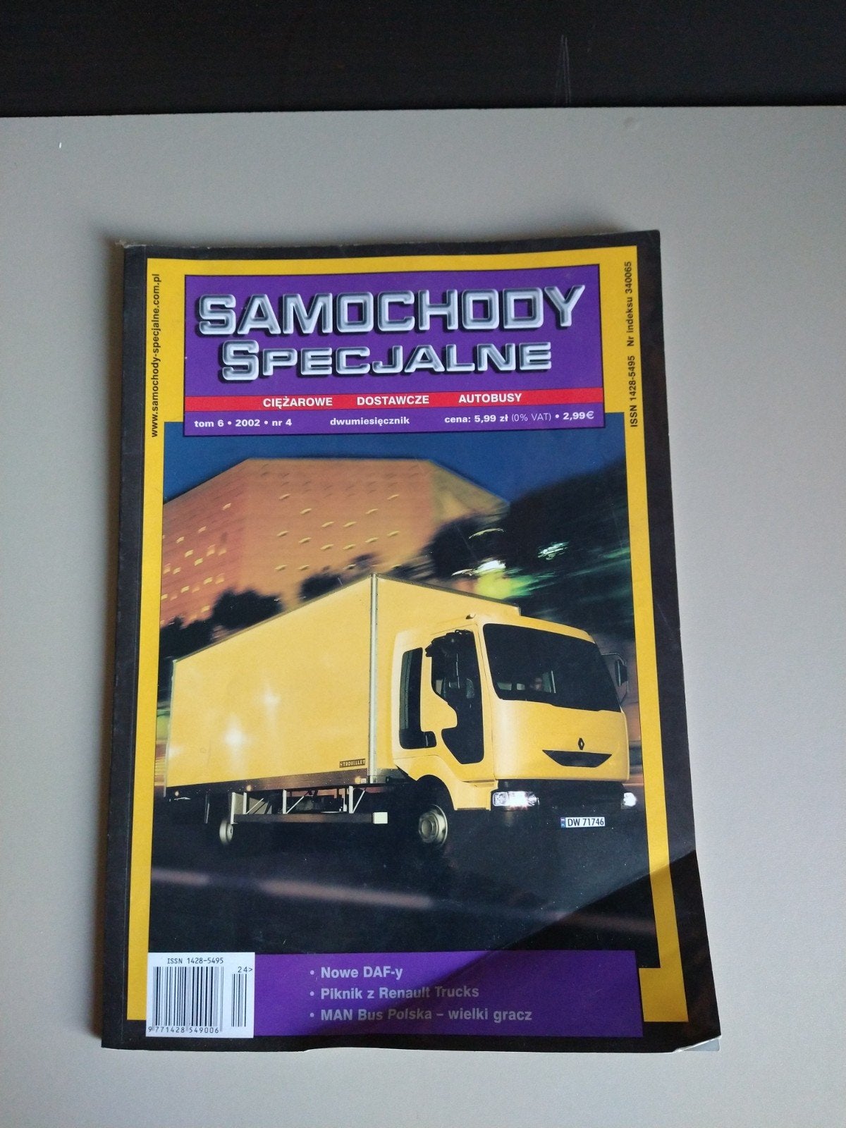 Samochody Specjalne Magazine - Editie 2002 Nr. 4, Ophalen of Verzenden, Gelezen, Overige typen