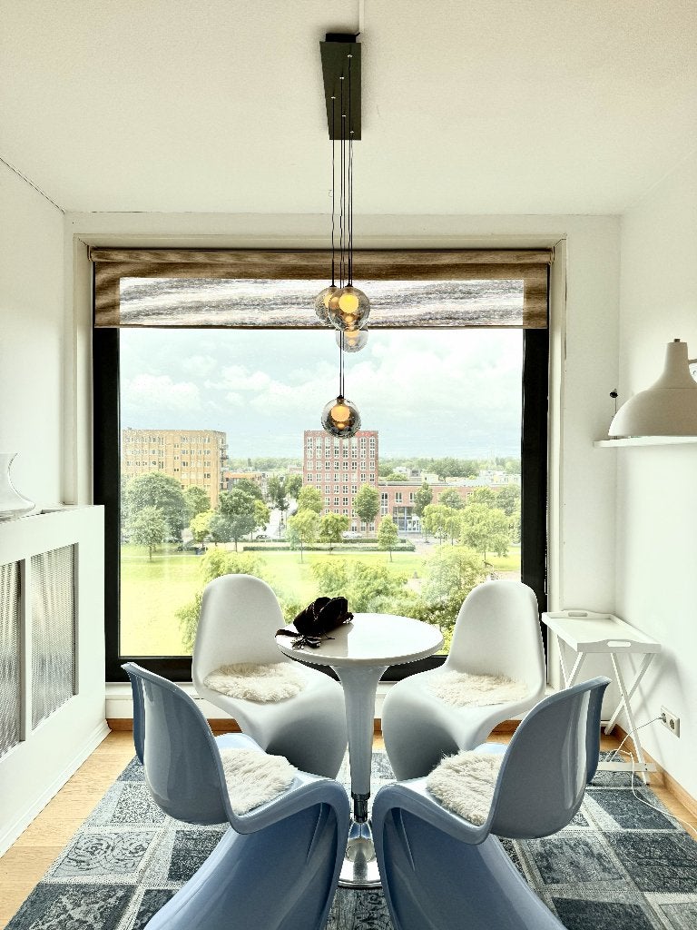 Tapijt blouw 180 x 220 cm, Ophalen, Gebruikt, Blauw, Modern boho
