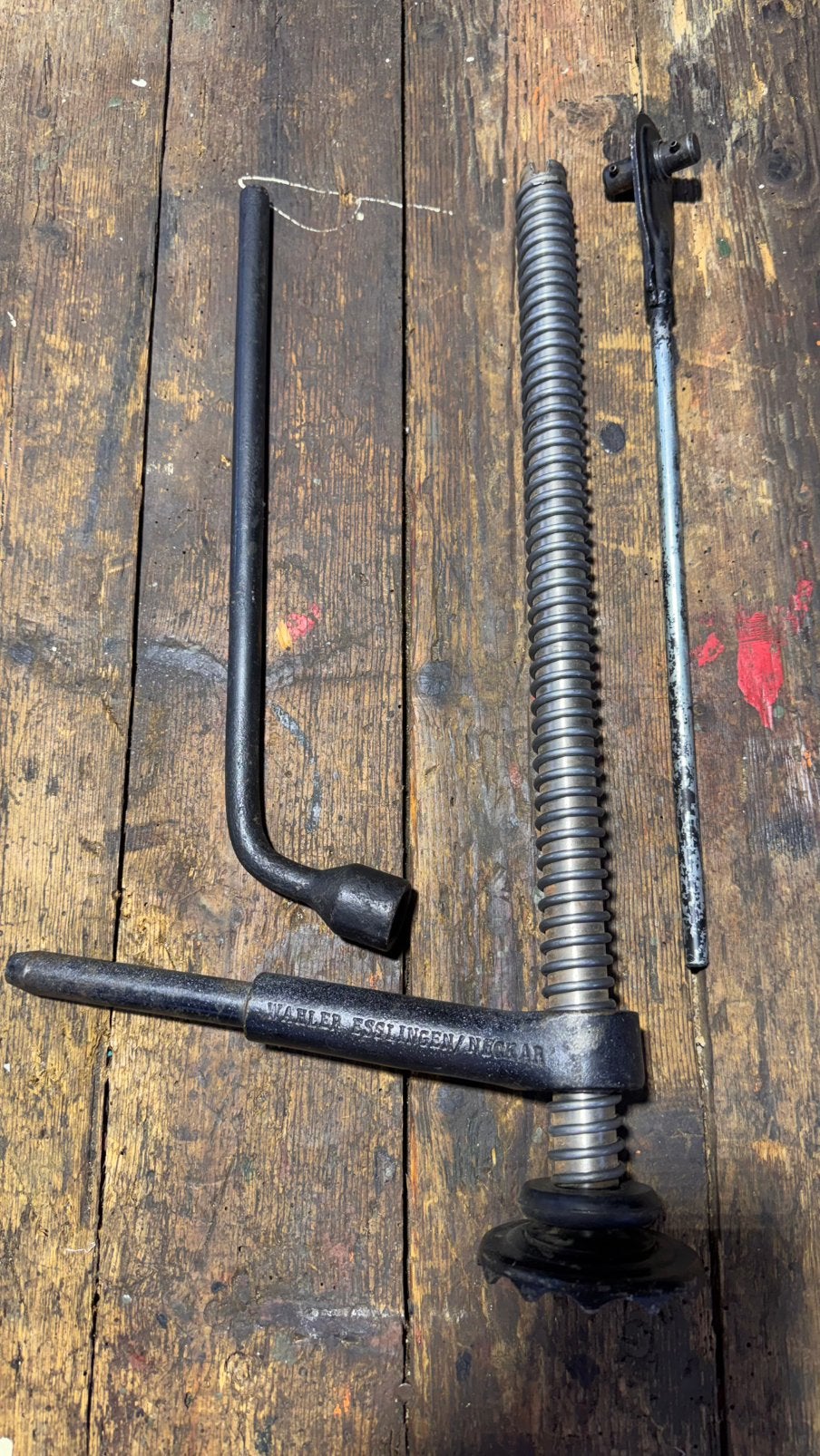 WAHLER FOREIGN Einbein-Wagenheber Mercedes, Ophalen of Verzenden, Manueel, Garagekrik