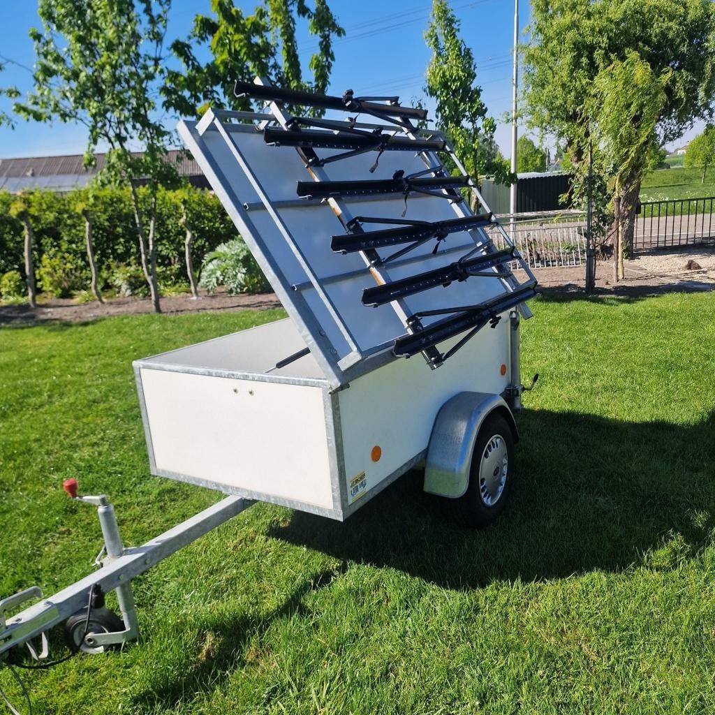 bagagewagen met fietsstandaard voor 6 fietsen, Ophalen, Zo goed als nieuw